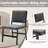 Modern Dining Chair with Soft Cushion - Gray Cat Scratch Resistant Upholsterygray - (Set of 2)-1581241666-1577311575