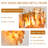 Fenella 3-Light Dimmable Iron Amber Glass Flush Mounted Sconce-2013820025