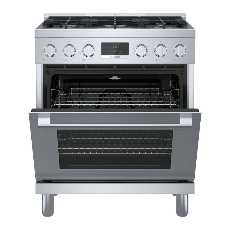 800 Series 30" 3.7 cu. ft. Freestanding Gas Range, Stainless Steel