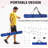 Adjustable Exercise Dog Agility Jumps with Carrying Case