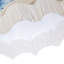 21 cm H Drum Cotton Lamp Shade ( Screw On ) in Blue