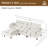 Tetiana 4 Piece Upholstered Sectional L-shape Cloud Modular Sofa-703537928