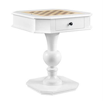 Ajavion 3 in 1 - Chess, Checkers, and Backgammon Game Table with Storage