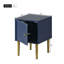 Iain 35cm W Metal Bedside Table