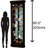 Duane Corner Curio Cabinet in Legacy Oak-553130514