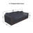 Gazel 87'' Wide Teak Patio Sofa Cover