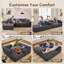 Canapé modulaire rembourré 2 pièces Viola-1964053627-1964251683