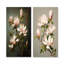 Magnolias méditation - Magnolias Wall Art salon ensemble de 2-102584497-102584500