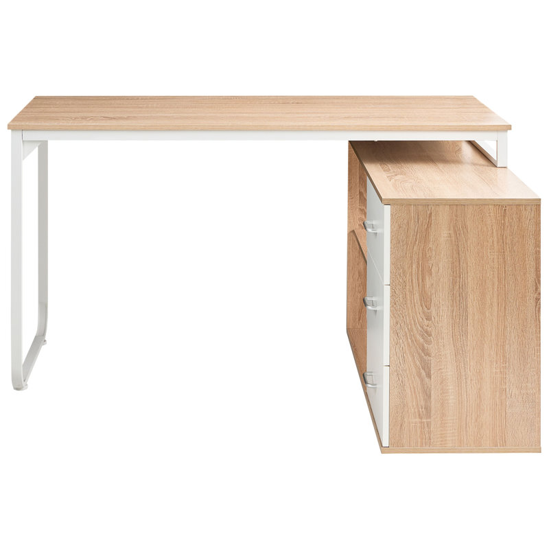 Particle Board / Chipboard Writing Desk, Light Brown
