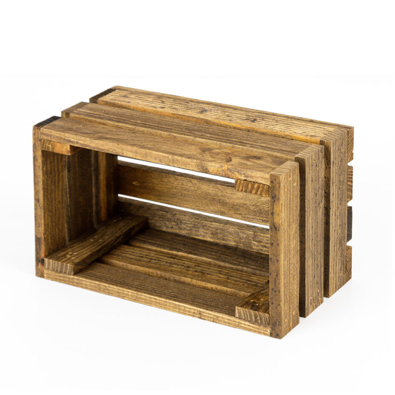 Caisse en bois massif Loon Peak®, H 6 po x l 7 po x P 12 po, 1