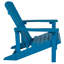 Chaises Adirondack d'extérieur en résine de polyester toutes saisons Balasi-93255238