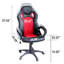 Fauteuil de jeu en similicuir Damiansville-54622119