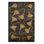 Anthracite Fringe Pattern Printed Woven Base Washable Rug