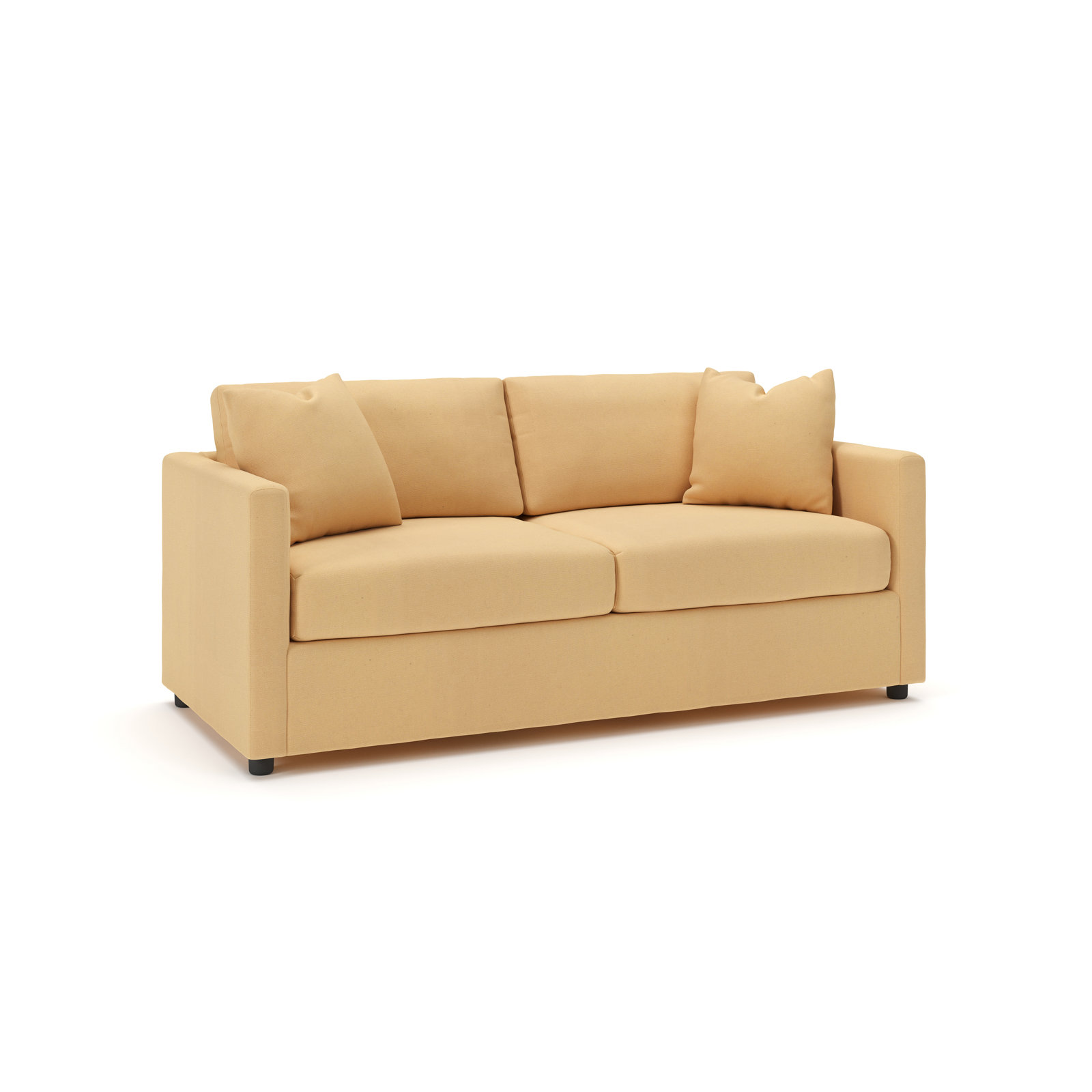 Godwin 75'' Upholstered Sleeper Sofa, Bayou Sunshine Canvas