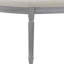 Banc rembourré capitonné beige clair Coastal