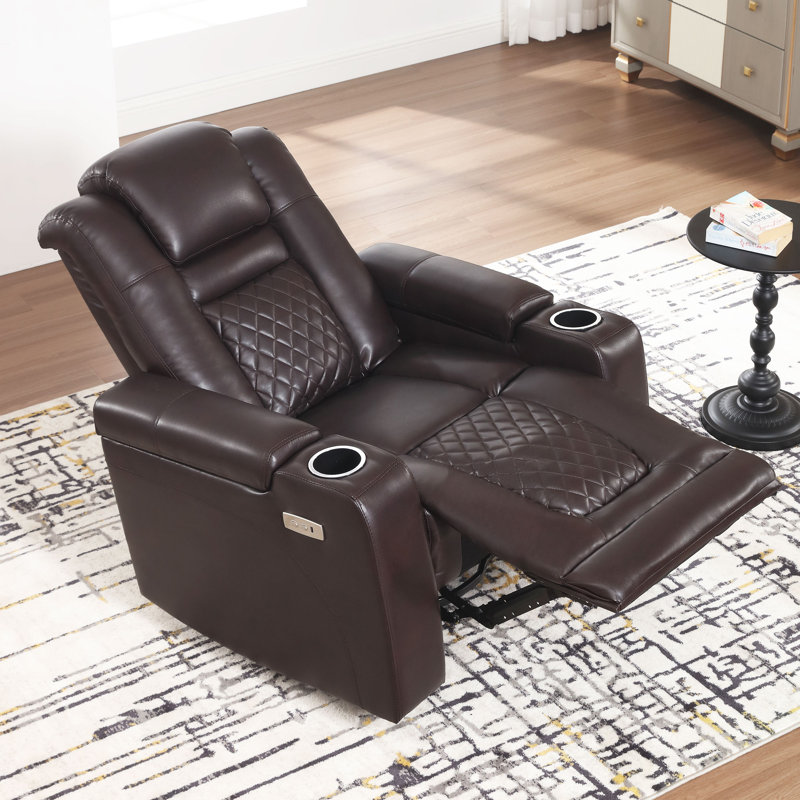 Fauteuil inclinable Barbre, Noir