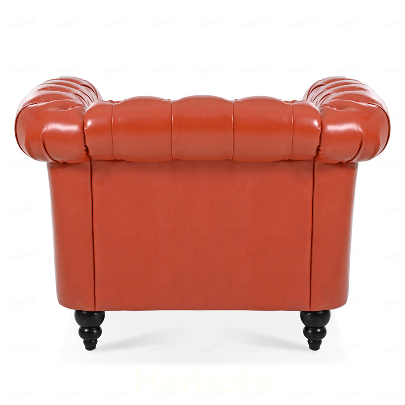 Sofa 1 place pour salon, Orange