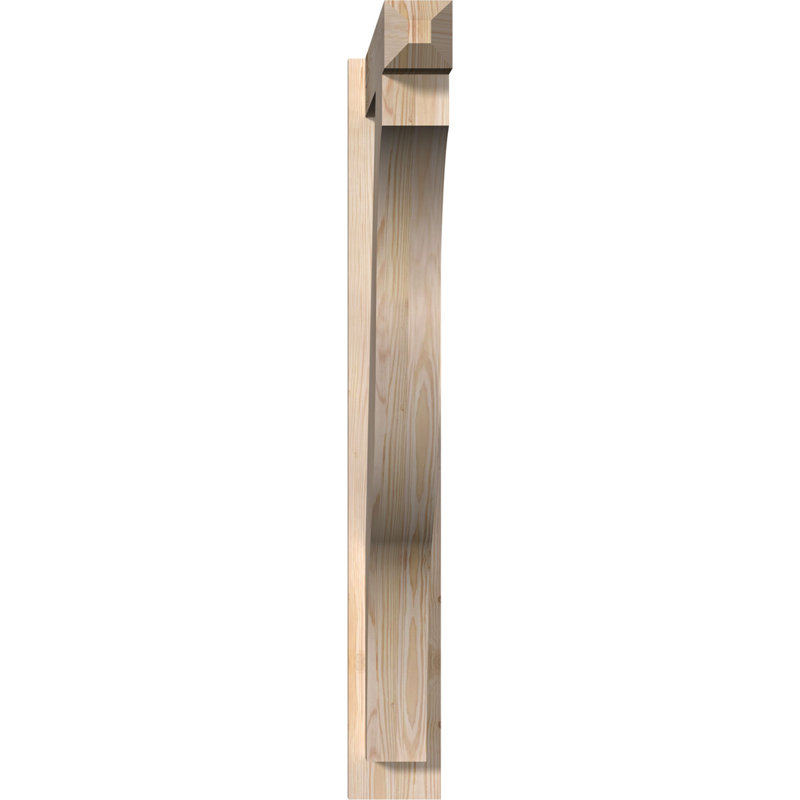 L 5 1/2 po x P 32 po x H 44 po Funston Craftsman lisse, sapin Douglas, H 44 po x l 5,5 po x P 32 po