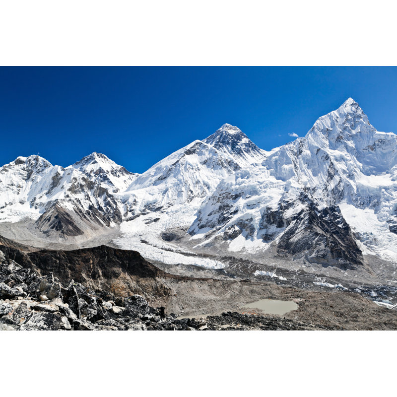 Mount Everest, Himalaya Mountains Landscape by Blyjak - Wrapped Canvas Print, 20cm H x 30cm W