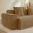 Harrison Armless Sofa Velvet- Brown-637286373