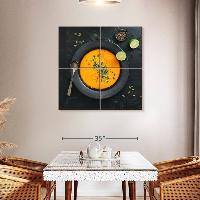 Soupe salée Yarlin, H 38 po x l 38 po