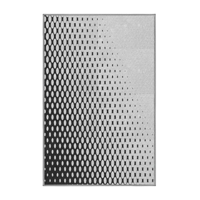 Tapis blanc / noir Antowan