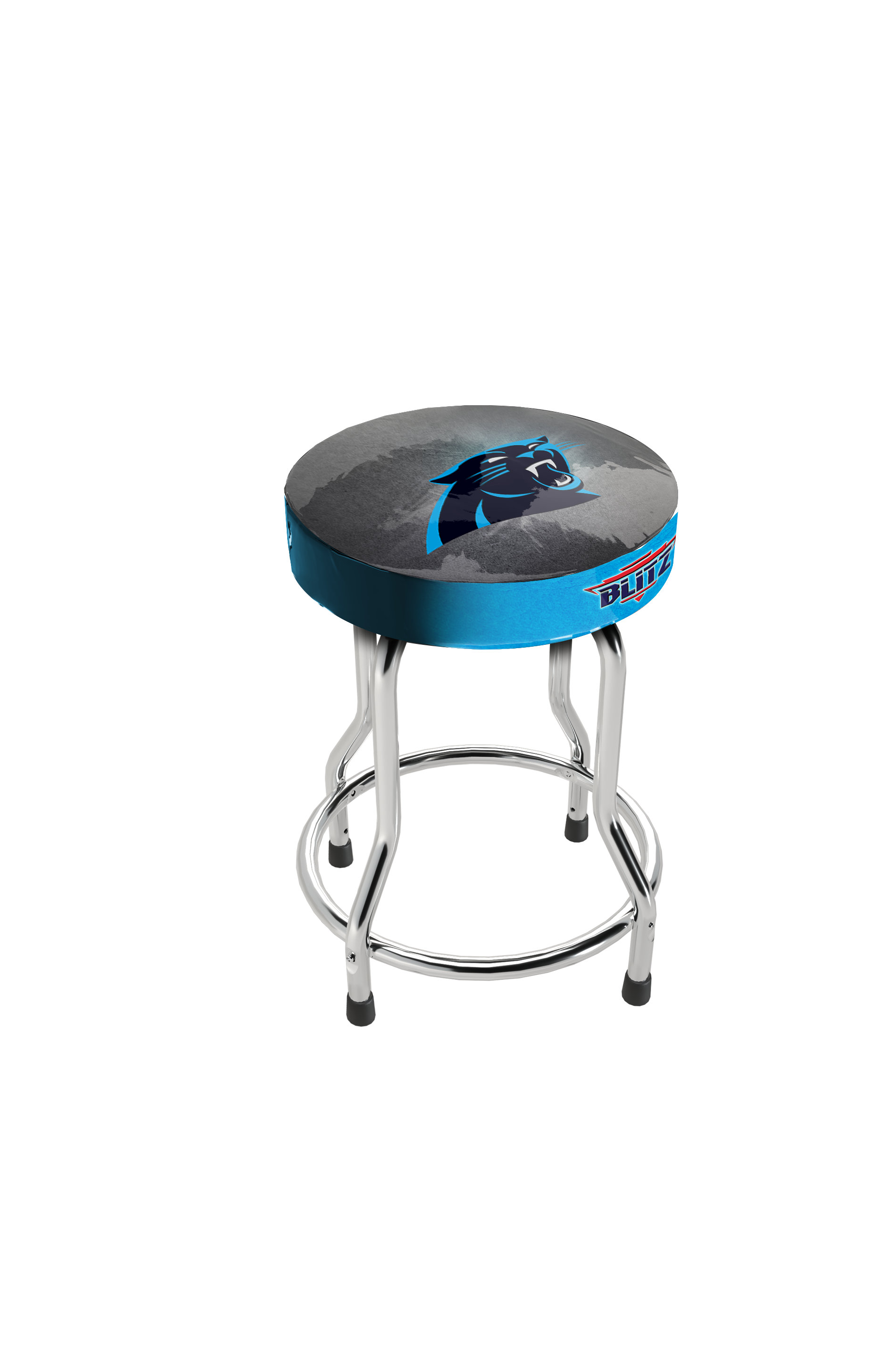 Arcade 1Up Carolina Panthers Adjustable NFL Blitz Team Pub Stool ...