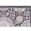 Tapis noir / gris / bleu clair / ivoire unique de 9 pi 11 po x 13 pi 8 po