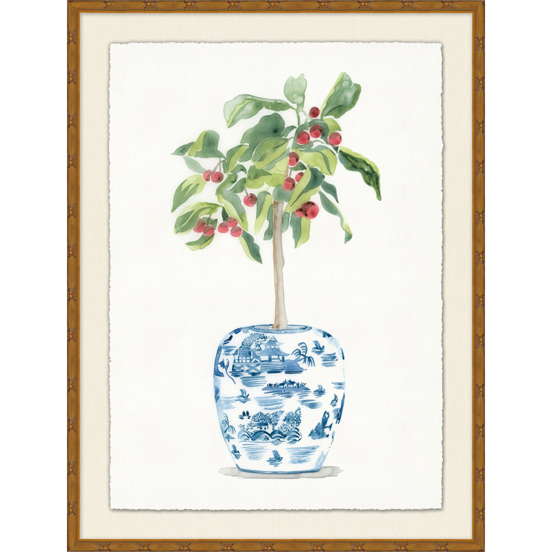 Vase à fruits Chinoiserie 3