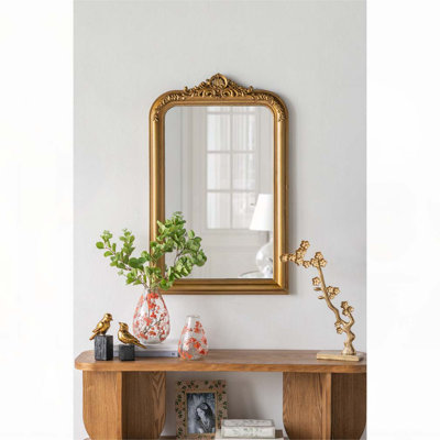 Miroir mural arqué 23,5 x 37,5 po
