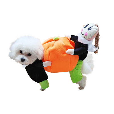 Pet Dog Pumpkin Halloween Costume