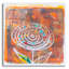 «Spiral Blooms Orange» par St. Hilaire Elizabeth, art mural en verre acrylique-233226843