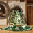 Machine Washable Nature Green Area Rug-1716359872