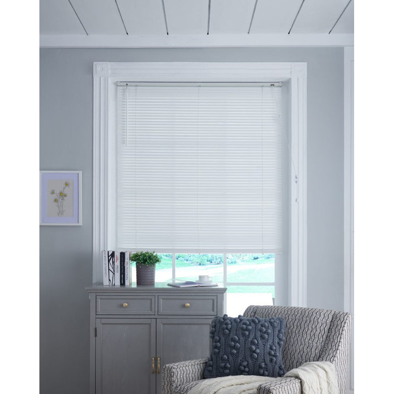 Room Darkning Wood Venetian Blind, 60cmW x 130cmL, White