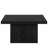 31.49" Mid-Century Modern Black Fluted Square Coffee Table for Living Room