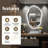 Irregular Shape Frameless Lighted;Bathroom/Vanity Mirror;Backlit + Front Lit,Dimmable Anti Fog Wall Mounted Mirror-146770425