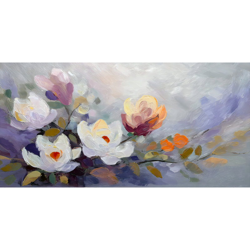 Bouquet de fleurs, H 18 po x l 36 po