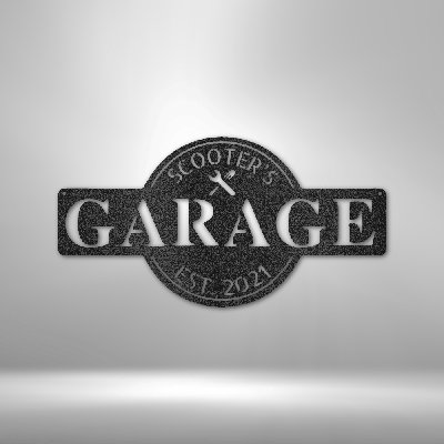 Monogramme de garage personnalisé