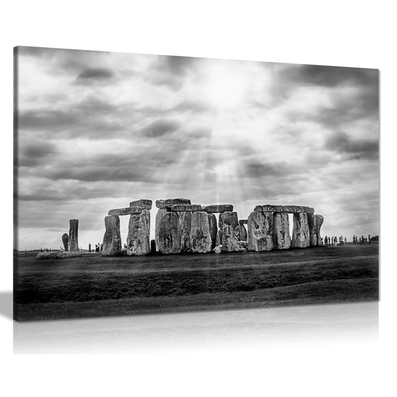 Celtic Stonehenge - Wrapped Canvas Print, 20cm H x 31cm W