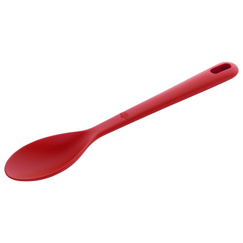 Rosso 31 cm Silicone Cooking Spoon, Red