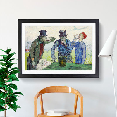 The Drinkers After Daumier by Vincent Van Gogh - Picture Frame Painting
