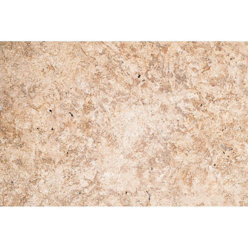 Chocolate 12" x 12" Travertine Stone Look Wall & Floor Tile