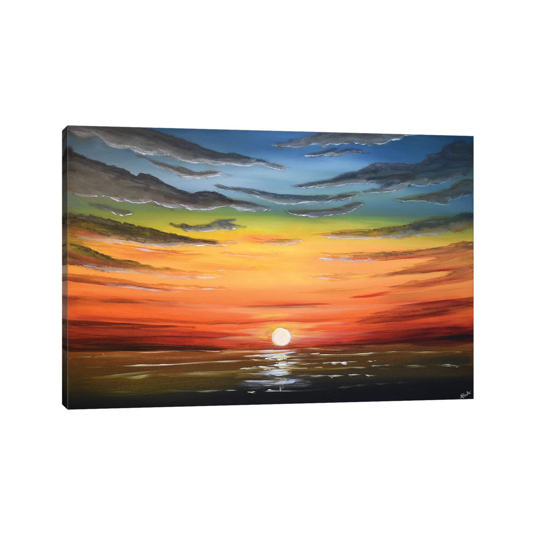 A Beautiful Sunset von Aisha Haider - No Frame Gallery-Wrapped Canvas Giclée on Canvas