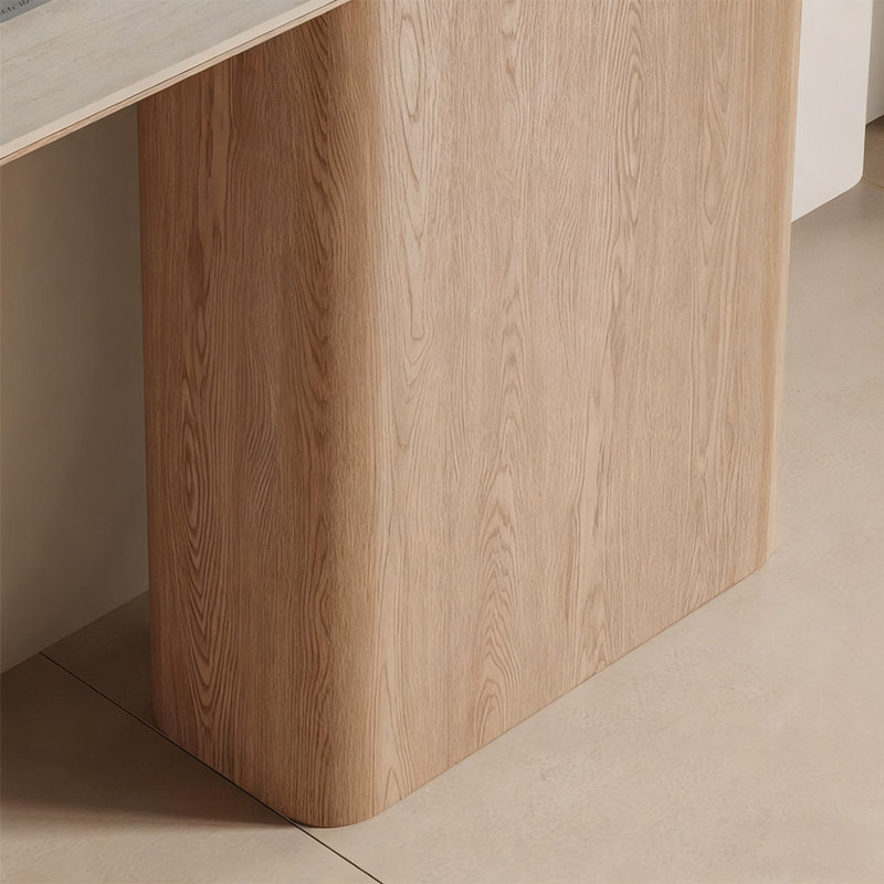 Retro Minimalist Console Table, 34.65" H x 55.12" W x 15.75" D