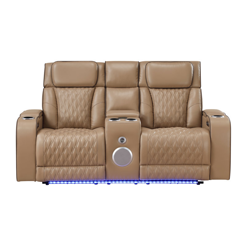 Nostrand Fortuner Loveseat Caramel, Caramel
