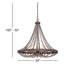 Lustre empire unique à 5 lumières Viv