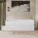 66.9"L x28.4"W x 21.7"H Solid Surface Freestanding Rectangular Tub with Overflow and Drain