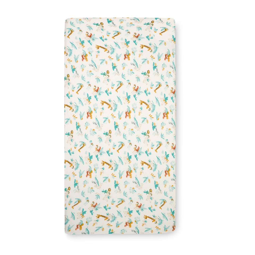 Tutti Bambini Cot Fitted Sheets 2Pk- Run Wild