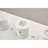 Wall Mounted Waterfall Shower System - 3 Body Sprays & Handheld White Brass With Natural Rainfall Feeling