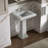 Memoirs 26.375" Tall Rectangular Pedestal Bathroom Sink with Overflow-1002044524-1002044529